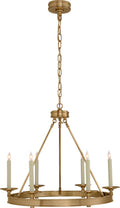 Launceton Small Ring Chandelier | Antique- Burnished Brass