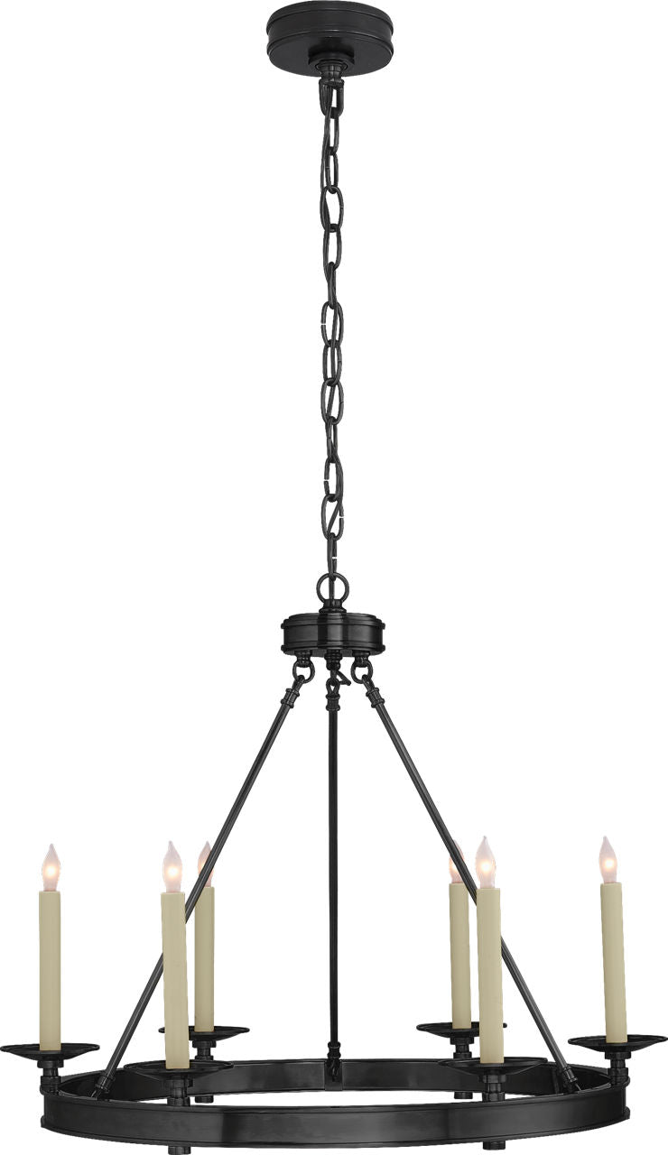 Launceton Small Ring Chandelier | Bronze