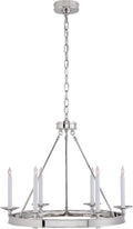 Launceton Small Ring Chandelier | Polished Nickel
