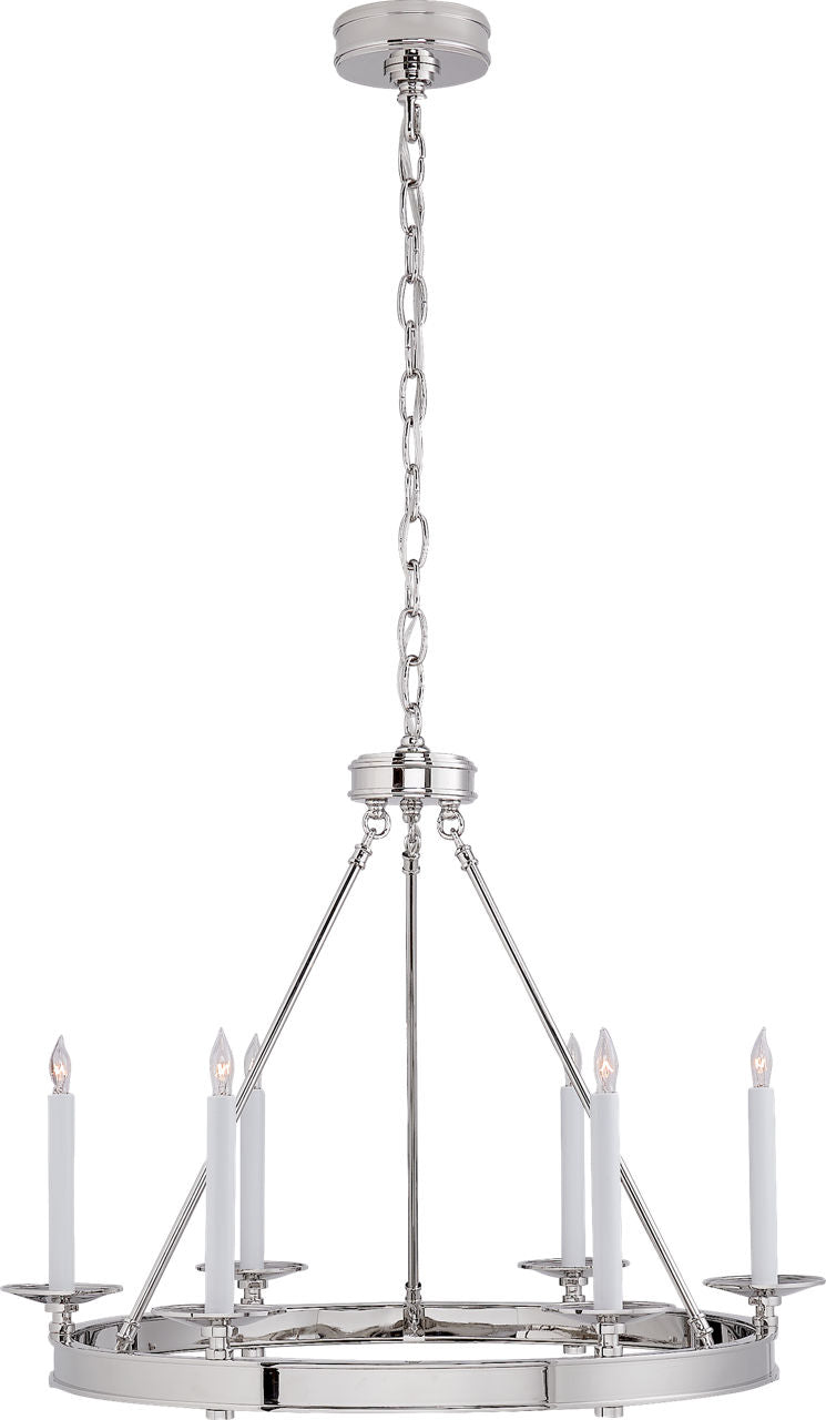 Launceton Small Ring Chandelier | Polished Nickel