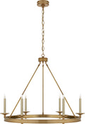 Launceton Ring Chandelier | Antique-Burnished Brass