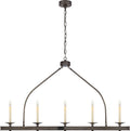 Launceton Large Linear Pendant | Bronze