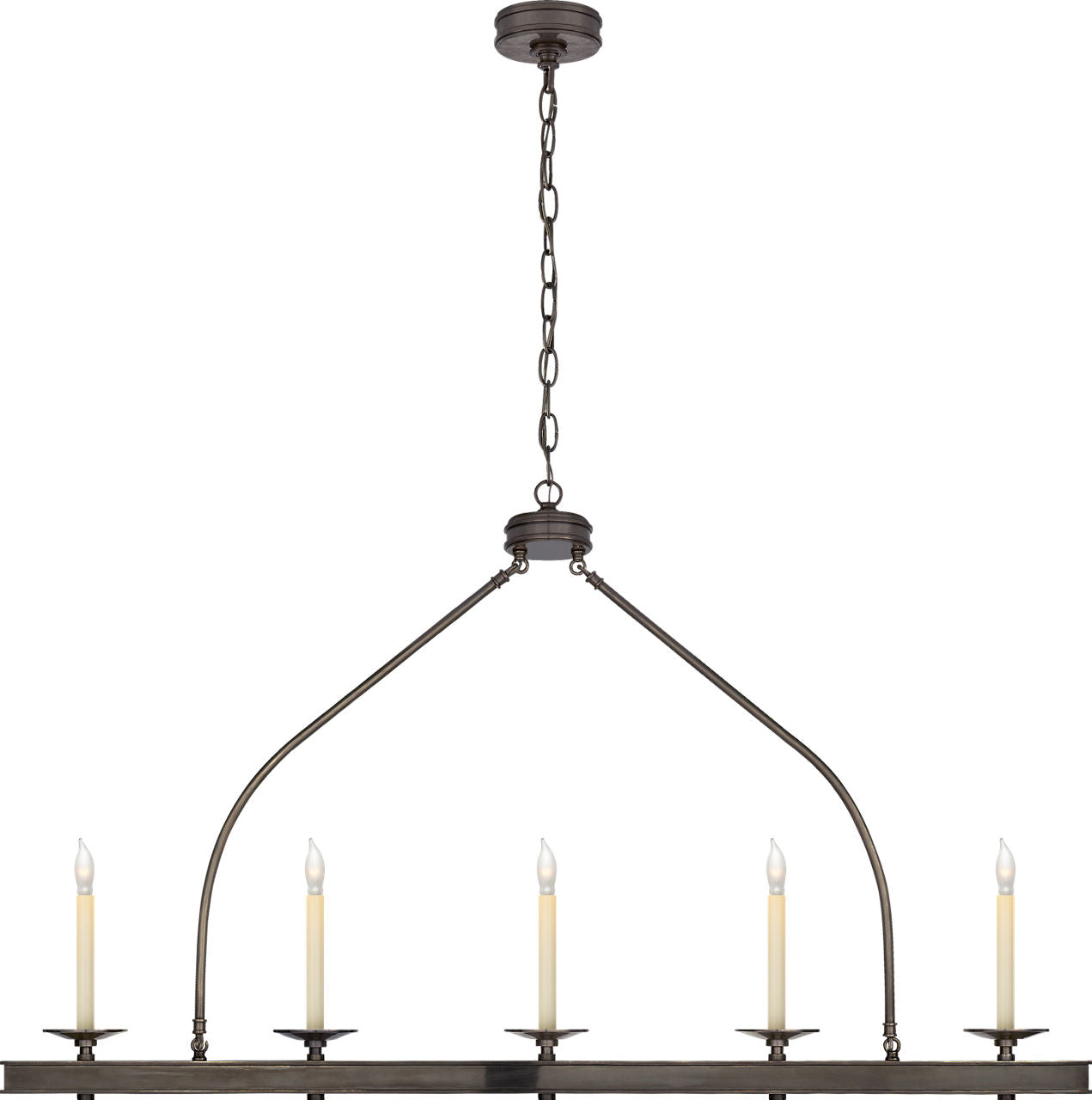 Launceton Large Linear Pendant | Bronze