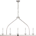 Launceton Large Linear Pendant | Polished Nickel