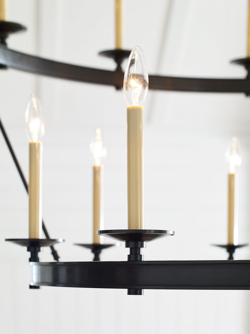 Launceton Grande Two Tiered Chandelier | Bronze
