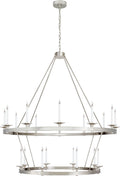 Launceton Grande Two Tiered Chandelier | Polished Nickel