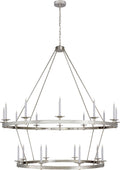 Launceton XXL Two Tiered Chandelier | Polished Nickel