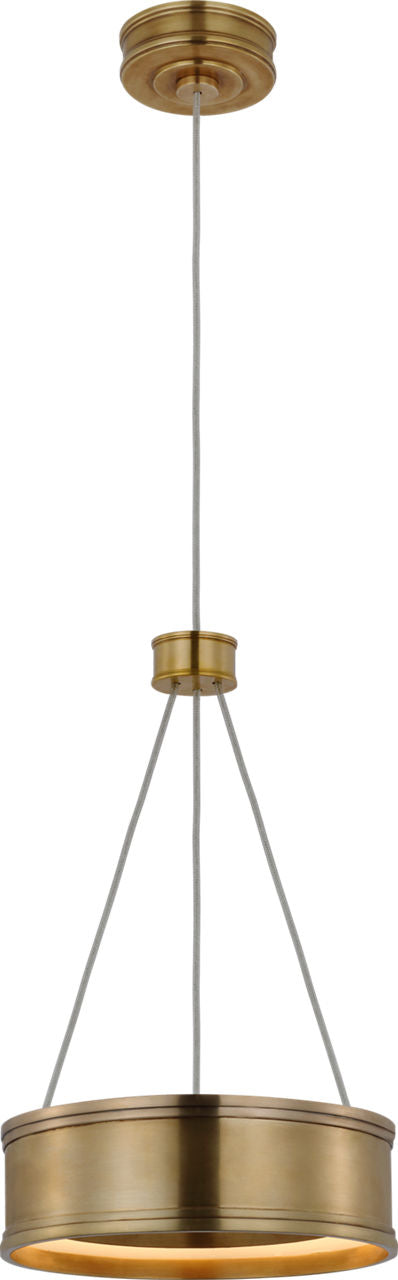 Connery 10" Ring Pendant | Antique-Burnished Brass