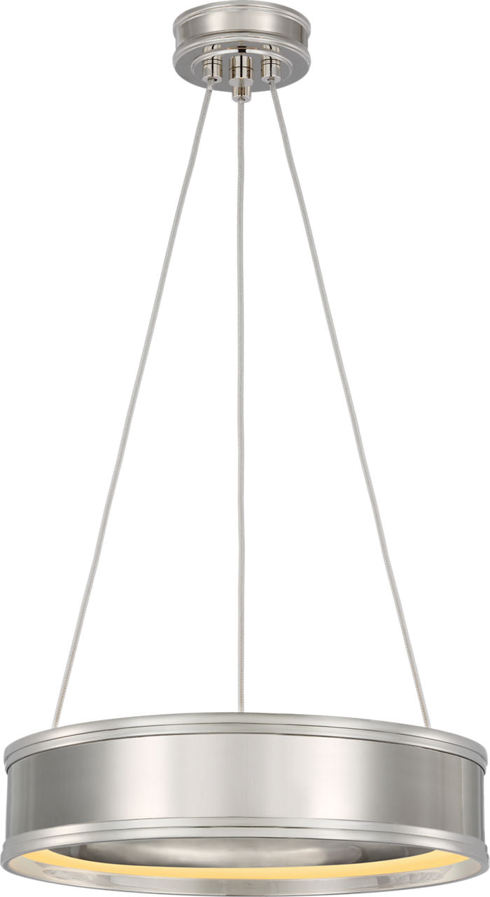 Connery 14" Ring Pendant | Polished Nickel