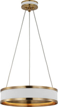 Connery 14" Ring Pendant | Matte White