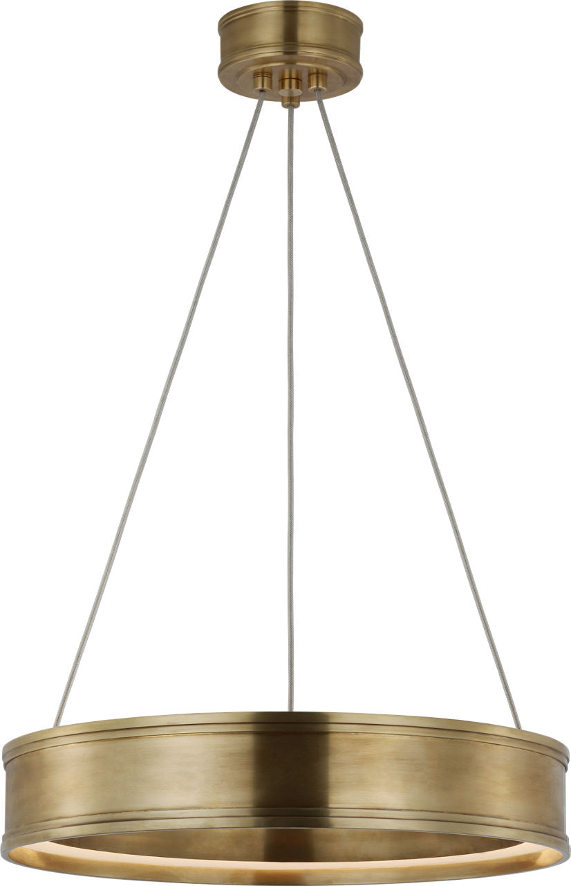 Connery 18" Ring Chandelier | Antique-Burnished Brass