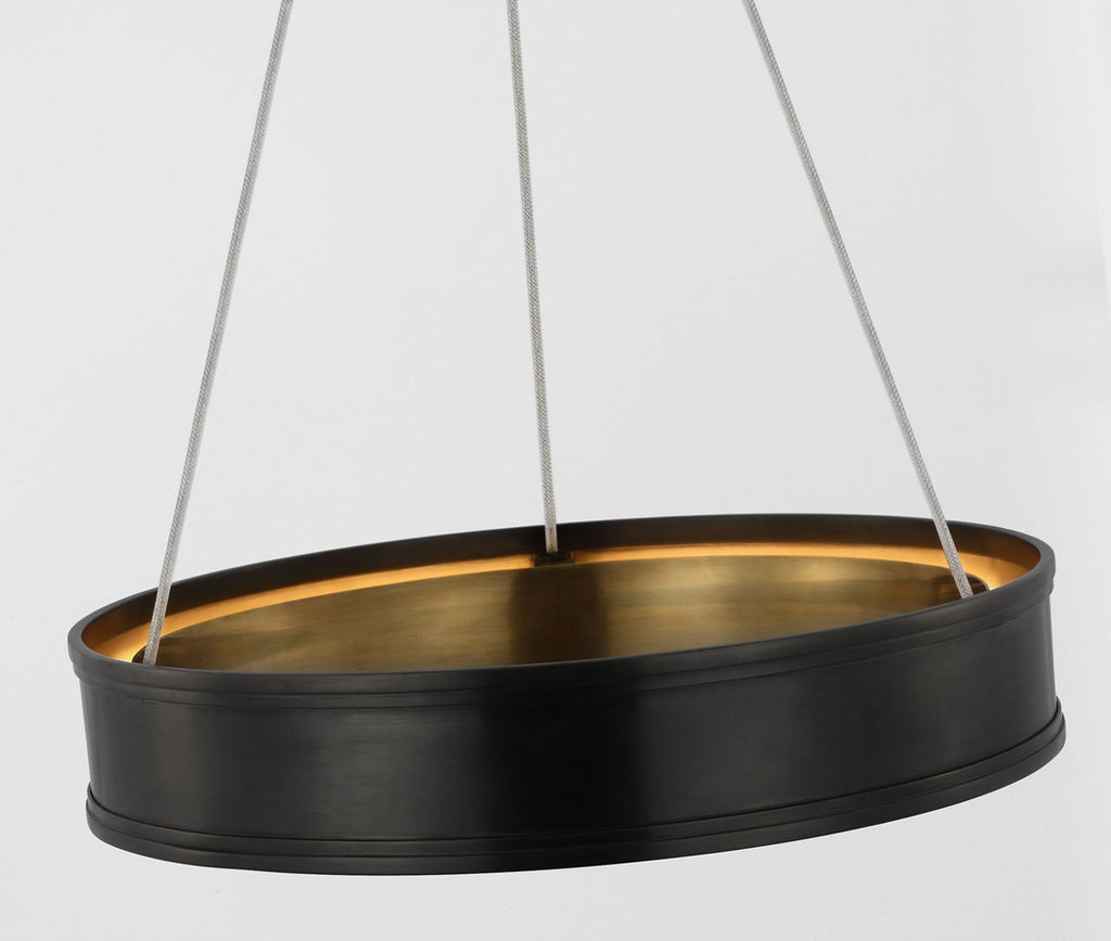 Connery 18" Ring Chandelier | Bronze