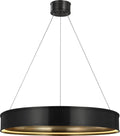 Connery 30" Ring Chandelier | Bronze