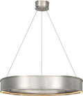 Connery 30" Ring Chandelier | Polished Nickel