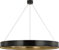 Connery 50" Ring Chandelier | Bronze
