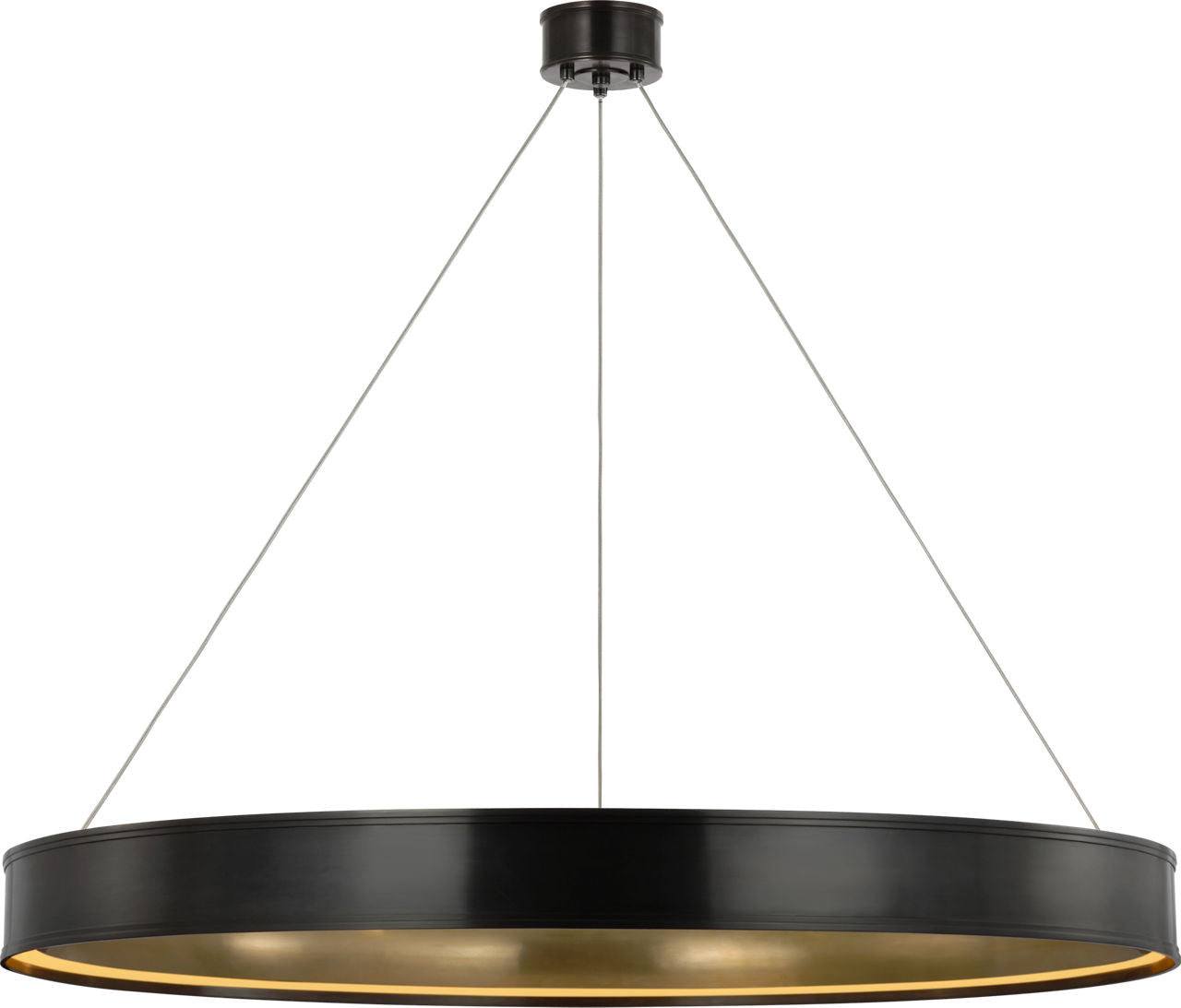 Connery 50" Ring Chandelier | Bronze