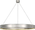 Connery 50" Ring Chandelier | Polished Nickel