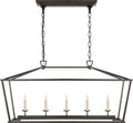 Darlana Medium Linear Lantern | Aged Iron