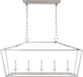 Darlana Medium Linear Lantern | Polished Nickel