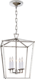 Darlana Small Lantern | Polished Nickel