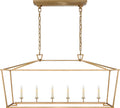 Darlana Large Linear Lantern | Antique- Burnished Brass