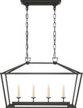 Darlana Small Linear Lantern | Aged Iron