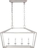 Darlana Small Linear Lantern | Polished Nickel