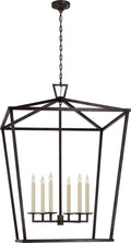 Darlana XXL Lantern | Aged Iron