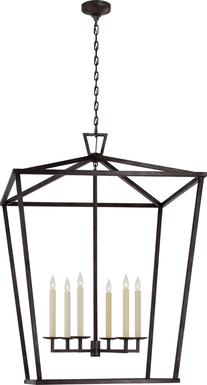 Darlana XXL Lantern | Aged Iron