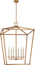 Darlana XXL Lantern | Gilded Iron