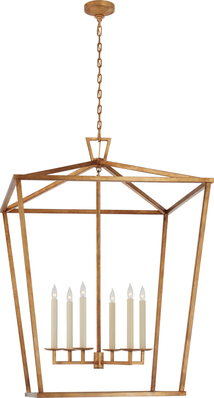 Darlana XXL Lantern | Gilded Iron
