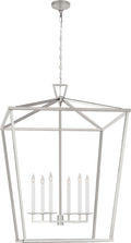 Darlana XXL Lantern | Polished Nickel
