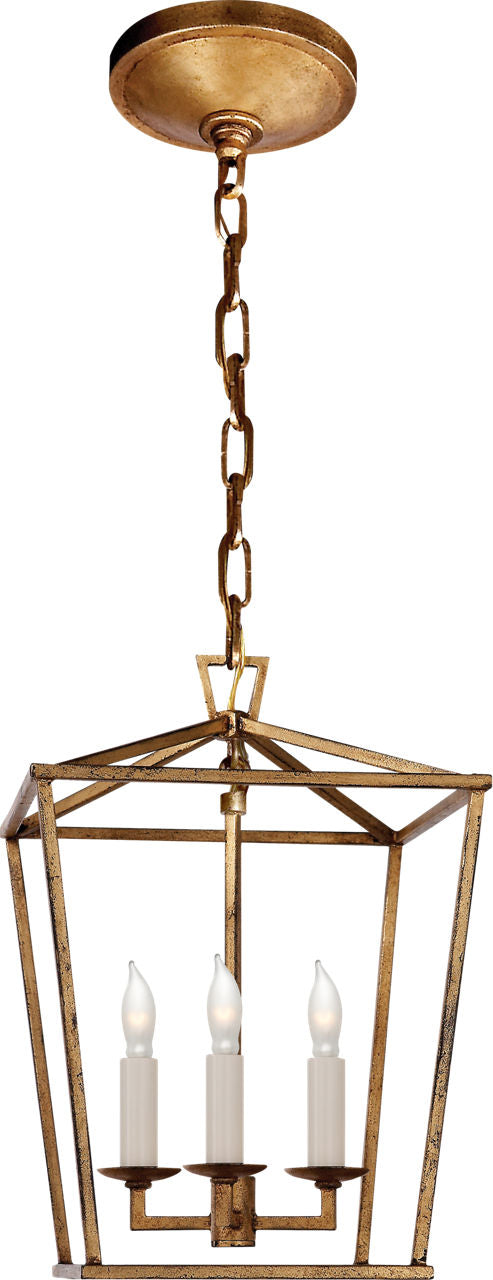 Darlana Mini Lantern | Gilded Iron