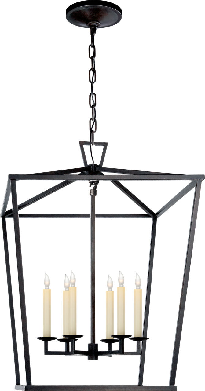 Darlana Large Lantern | Aged Iron