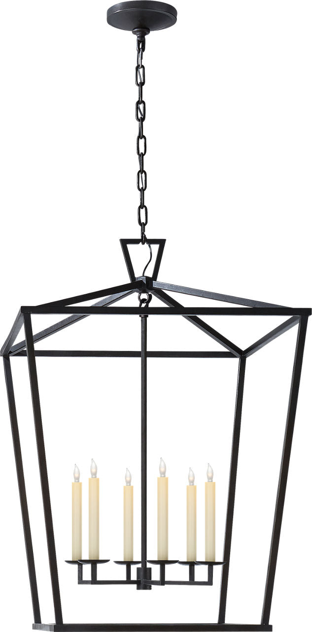 Darlana Extra Large Lantern | Aged Iron