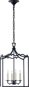 Darlana Small Fancy Lantern | Aged Iron