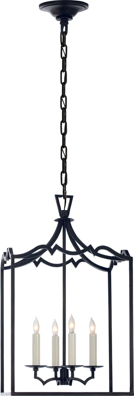 Darlana Small Fancy Lantern | Aged Iron