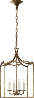 Darlana Small Fancy Lantern | Gilded Iron