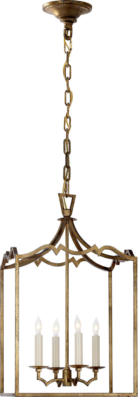 Darlana Small Fancy Lantern | Gilded Iron