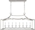 Fancy Darlana Large Linear Pendant | Polished Nickel