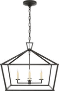 Darlana Medium Wide Lantern | Aged Iron