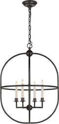 Desmond Open Oval Lantern | Aged Iron