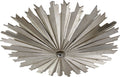 Claymore Grande Flush Mount | Burnished Silver Leaf