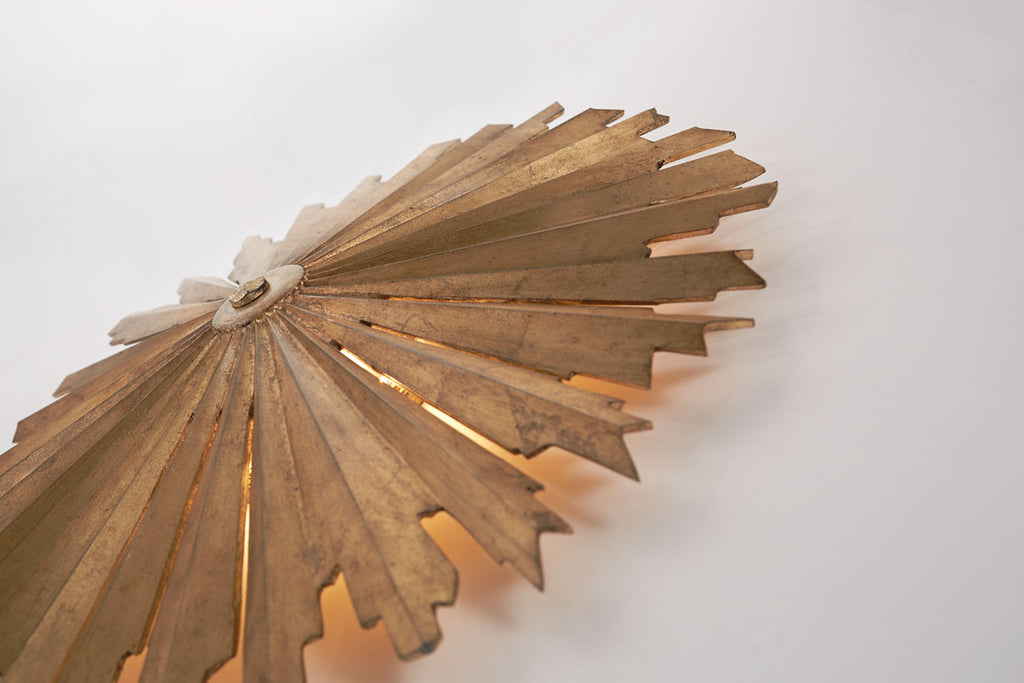 Claymore Grande Flush Mount | Gilded Iron