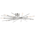 Stellar 40" Radial Semi-Flush Mount | Polished Nickel