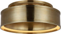 Connery 18" Flush Mount | Antique-Burnished Brass
