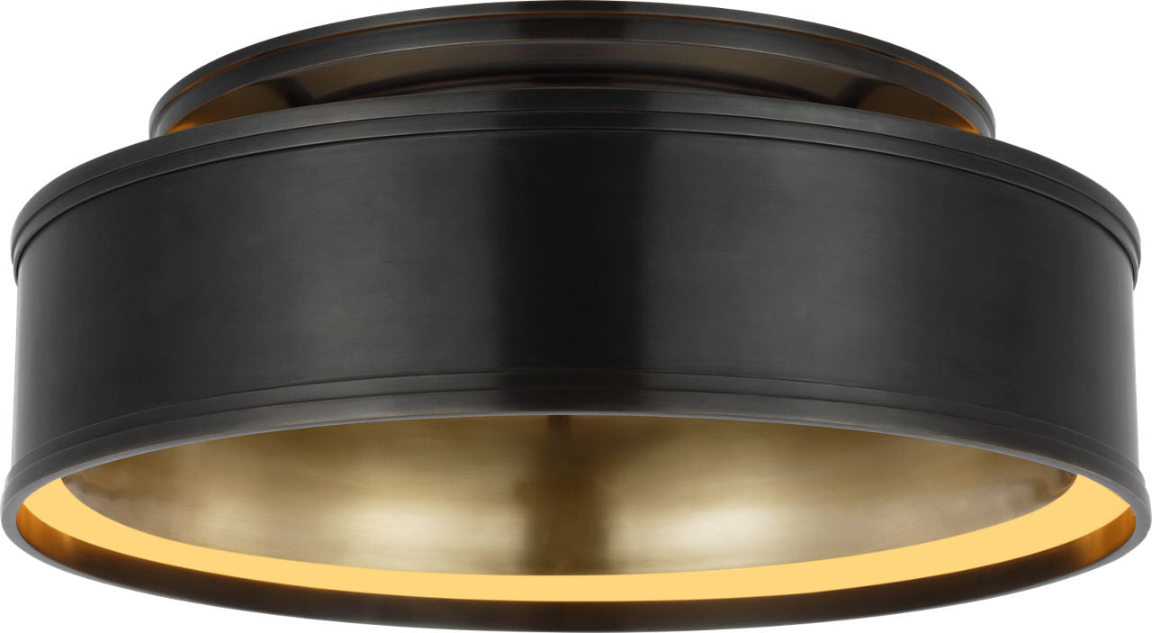 Connery 18" Flush Mount | Bronze