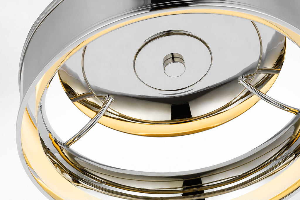 Connery 18" Flush Mount | Polished Nickel
