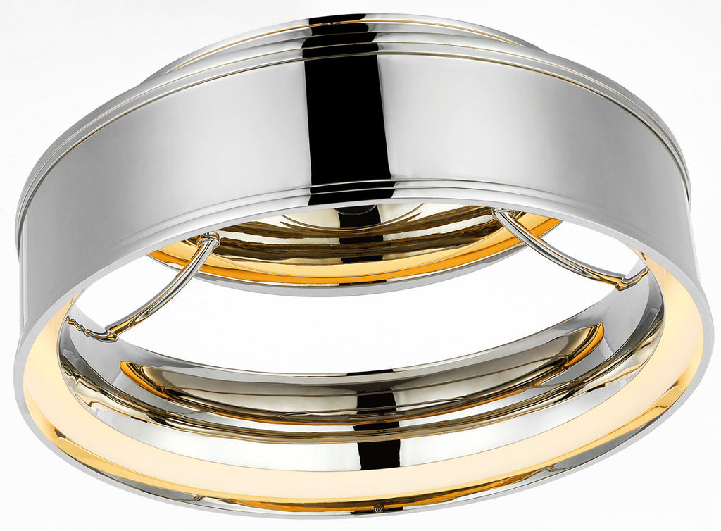 Connery 18" Flush Mount | Polished Nickel