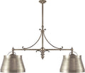 Sloane Double Shop Pendant | Antique Nickel | Antique Nickel Shades